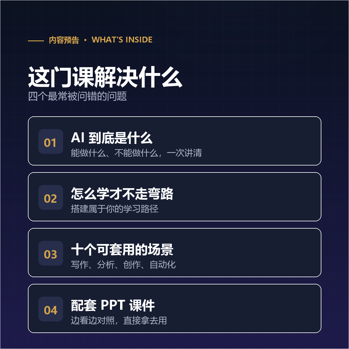 How to Understand and Learn AI