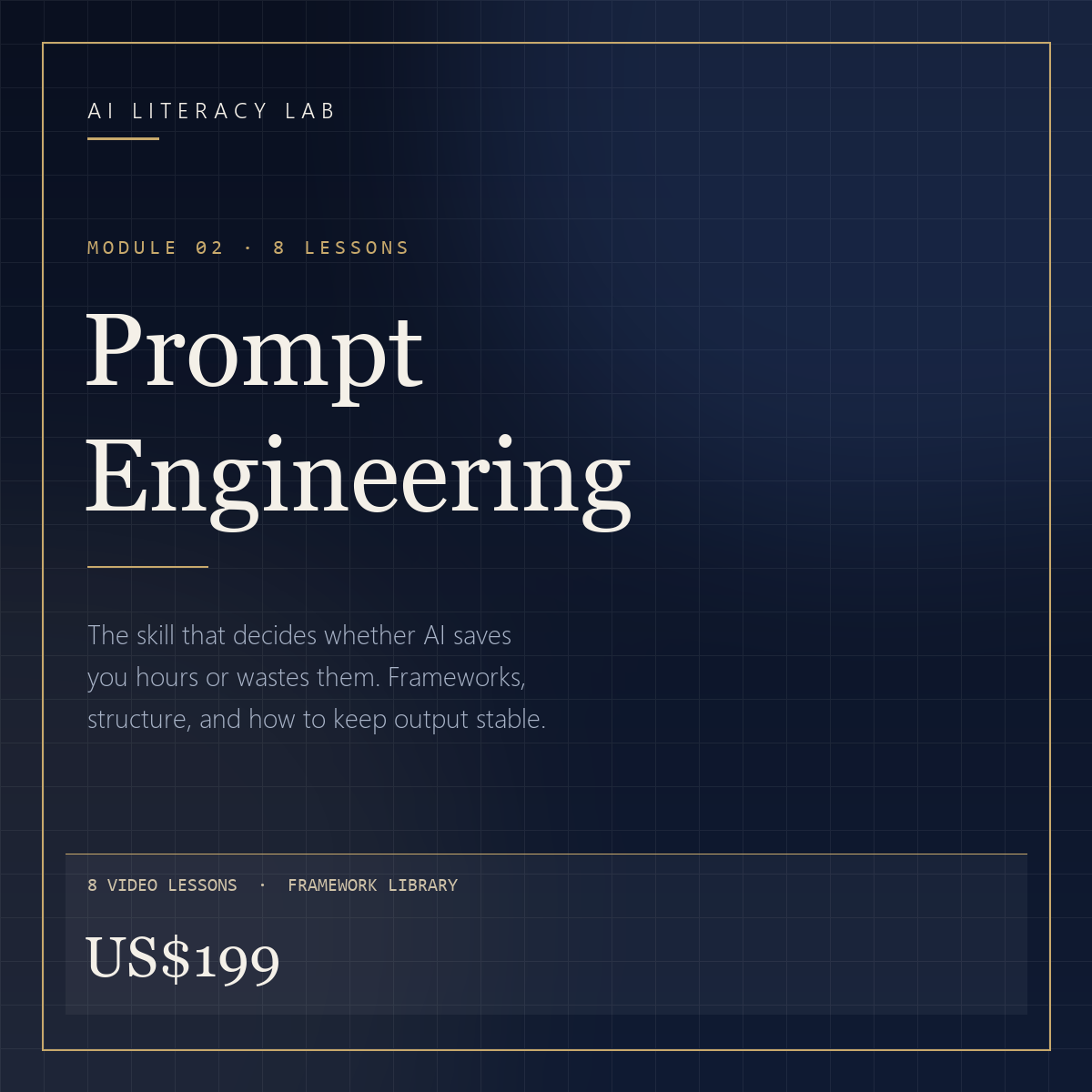Module 02 — Prompt Engineering Mastery