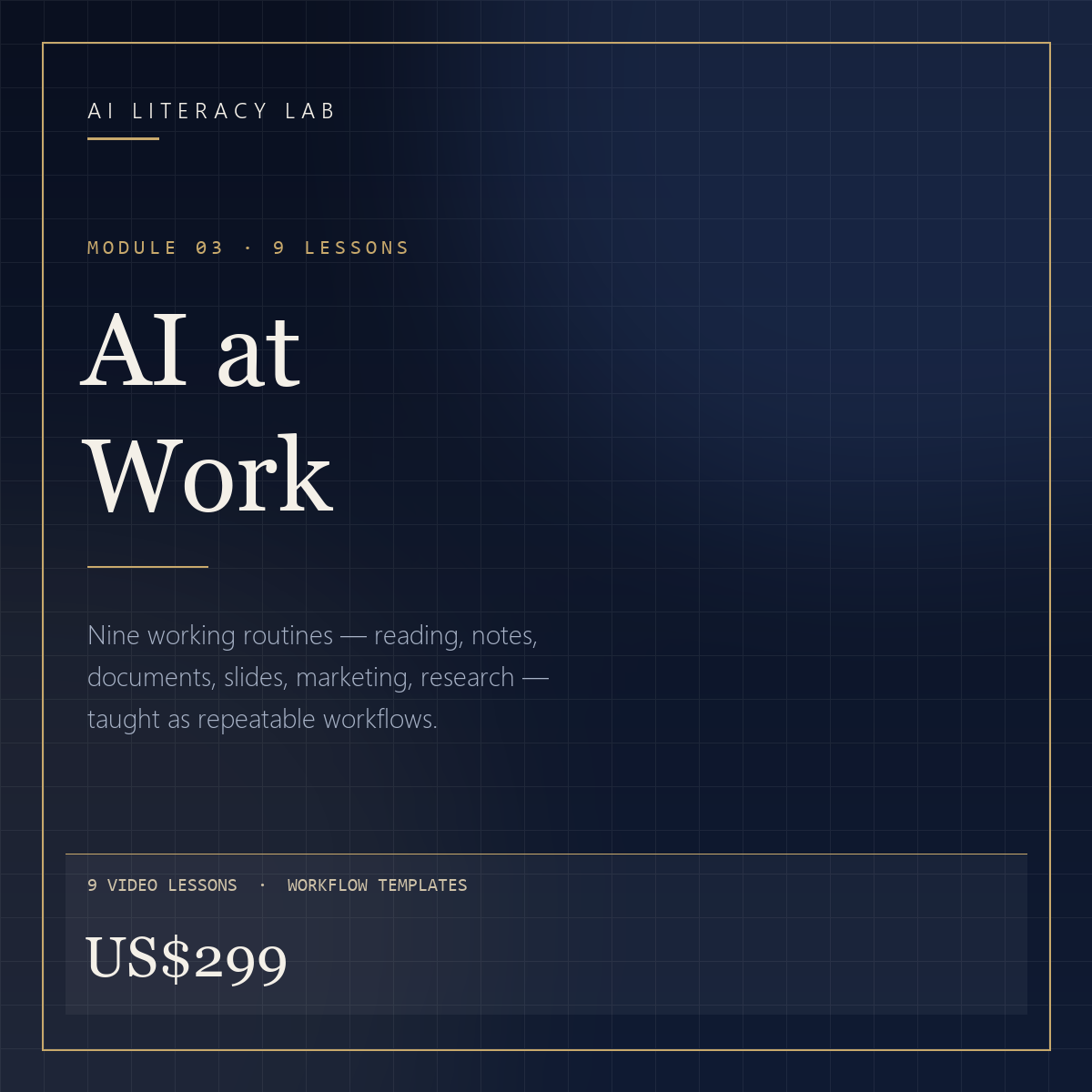 Module 03 — AI for Everyday Work